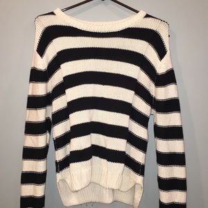 Black and white striped sweater-forever 21